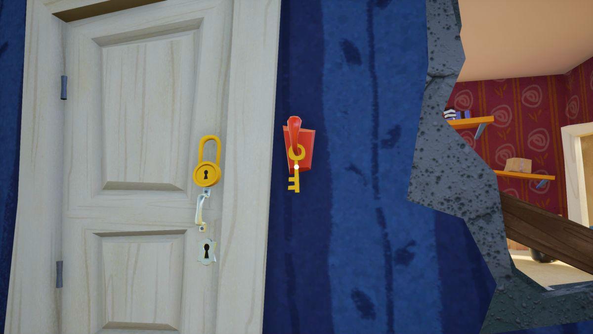 Ключи в игре привет сосед. Привет сосед дверь. Привет сосед дверь в подвал. Привет сосед ключ. Hello Neighbor дверь с красным.