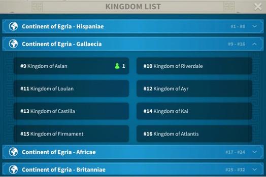Rise of Kingdoms - как сменить сервер и королевство