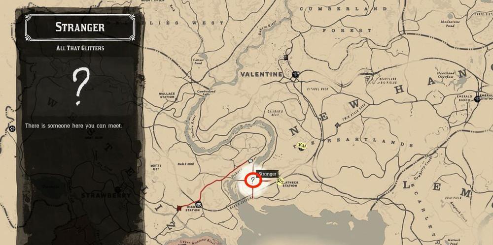 Red Dead Redemption 2 - where to find treasure in the quest