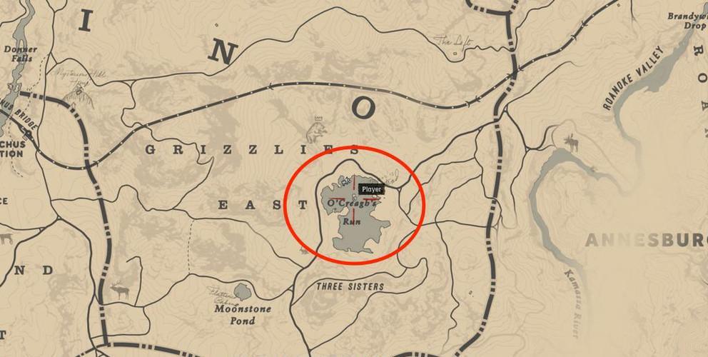 Red Dead Redemption 2 - where to find treasure in the quest