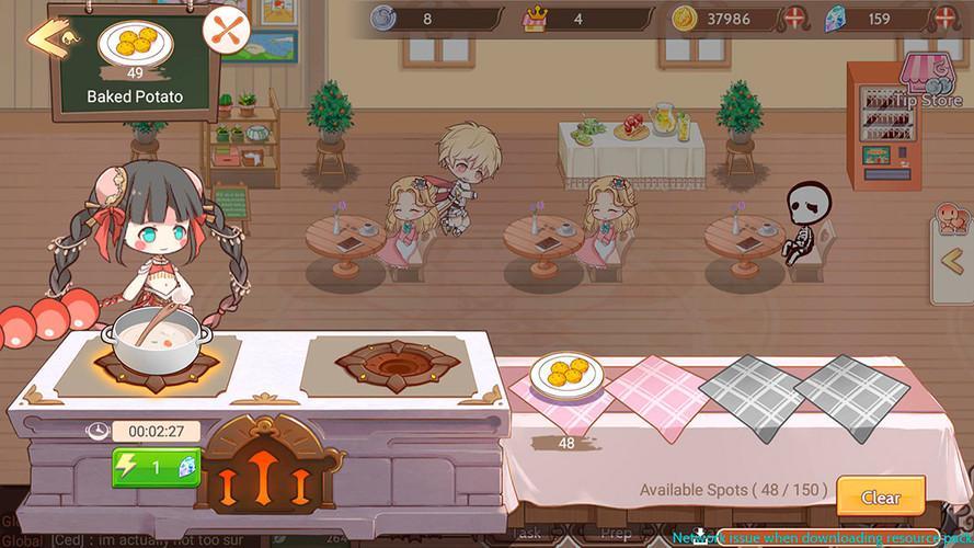 Food Fantasy - all recipes with required ingredients