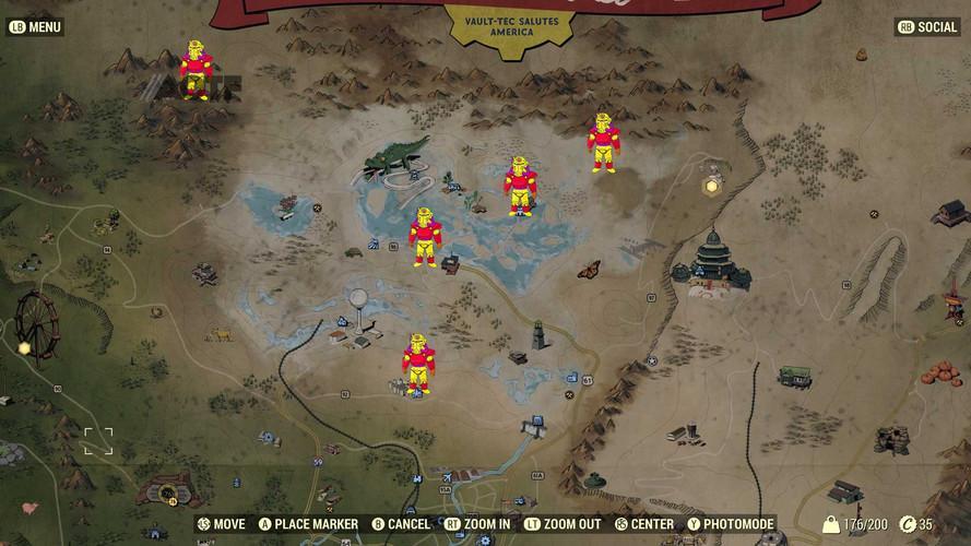 Fallout 76 - where to find power armor