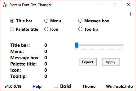 How to change text size and fonts in Windows 10