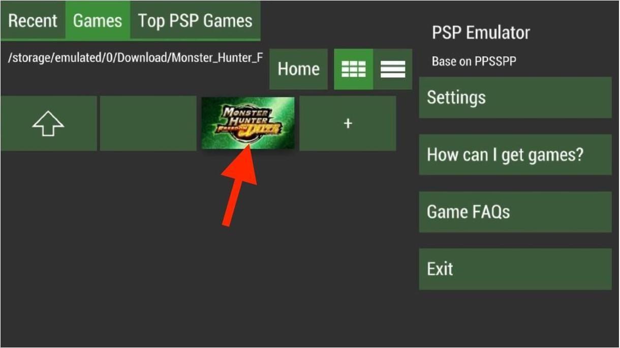 How to run PSP games on Android