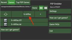 How to run PSP games on Android