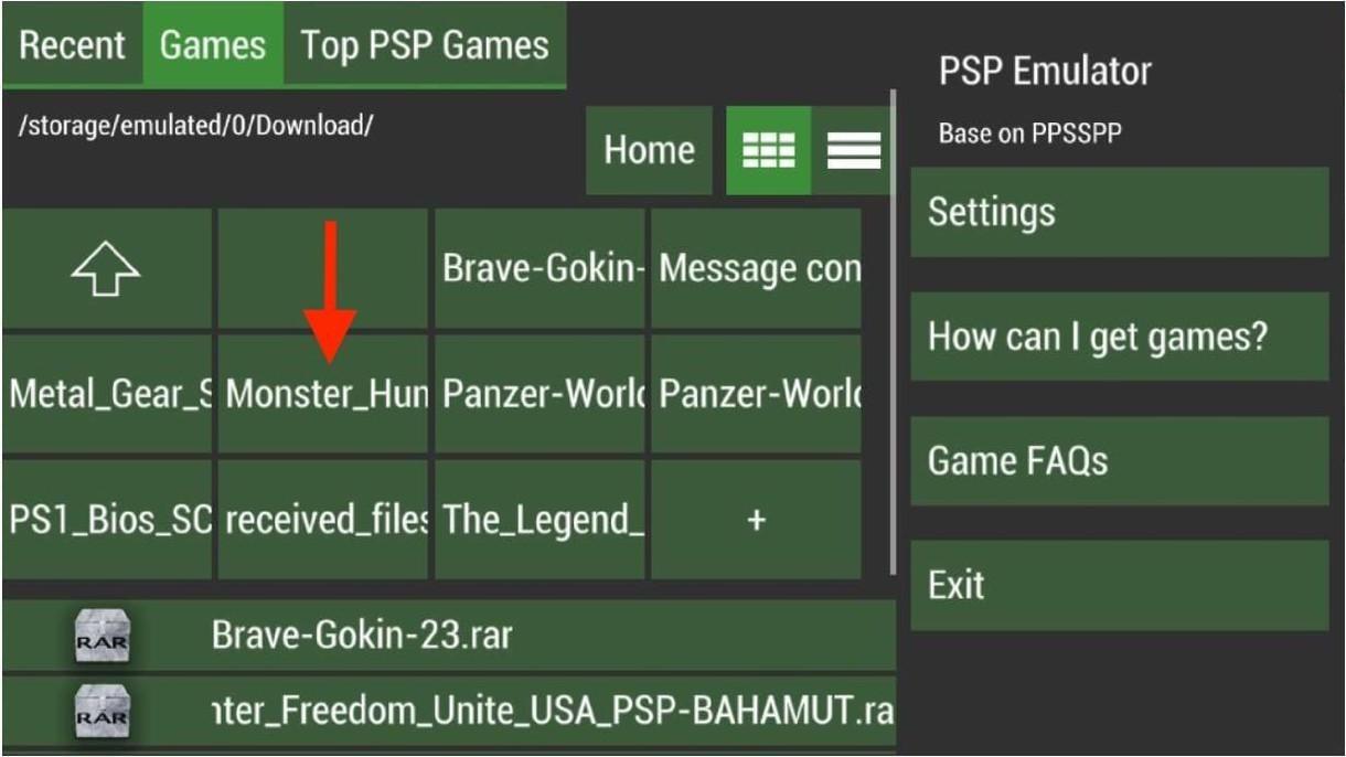 How to run PSP games on Android