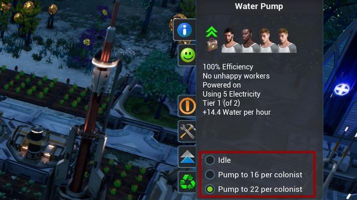 Resources in Aven Colony: food, water and air