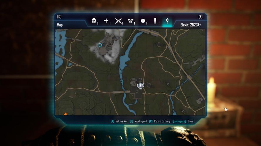 Where to find all parts of the map in Elex