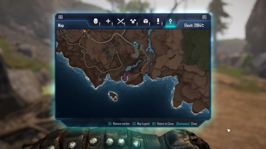 Where to find all parts of the map in Elex