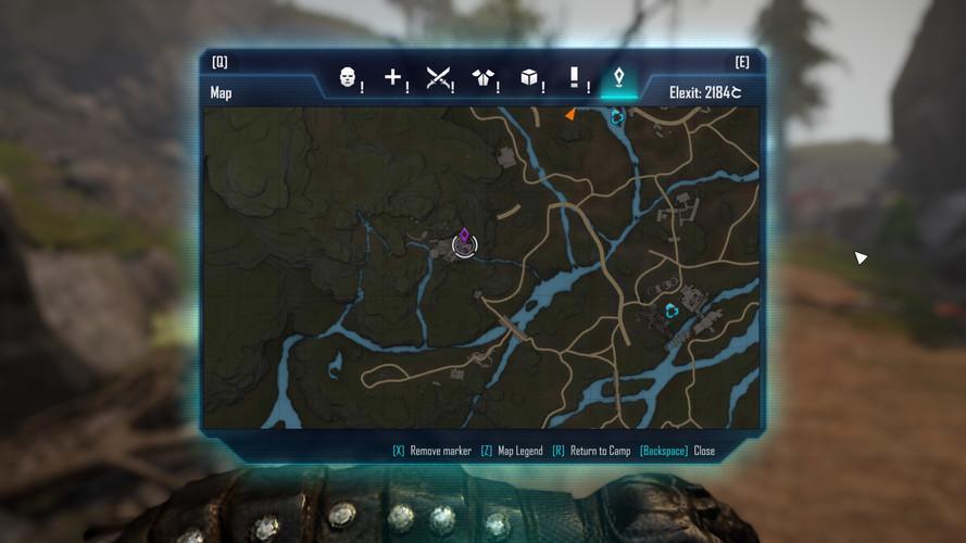 Where to find all parts of the map in Elex