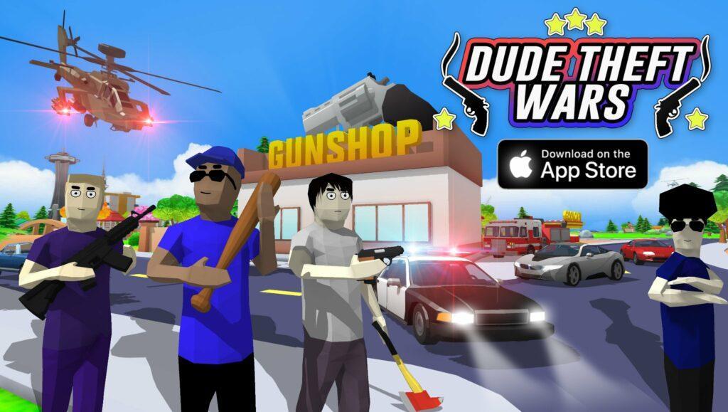 Dude Theft Wars - коды